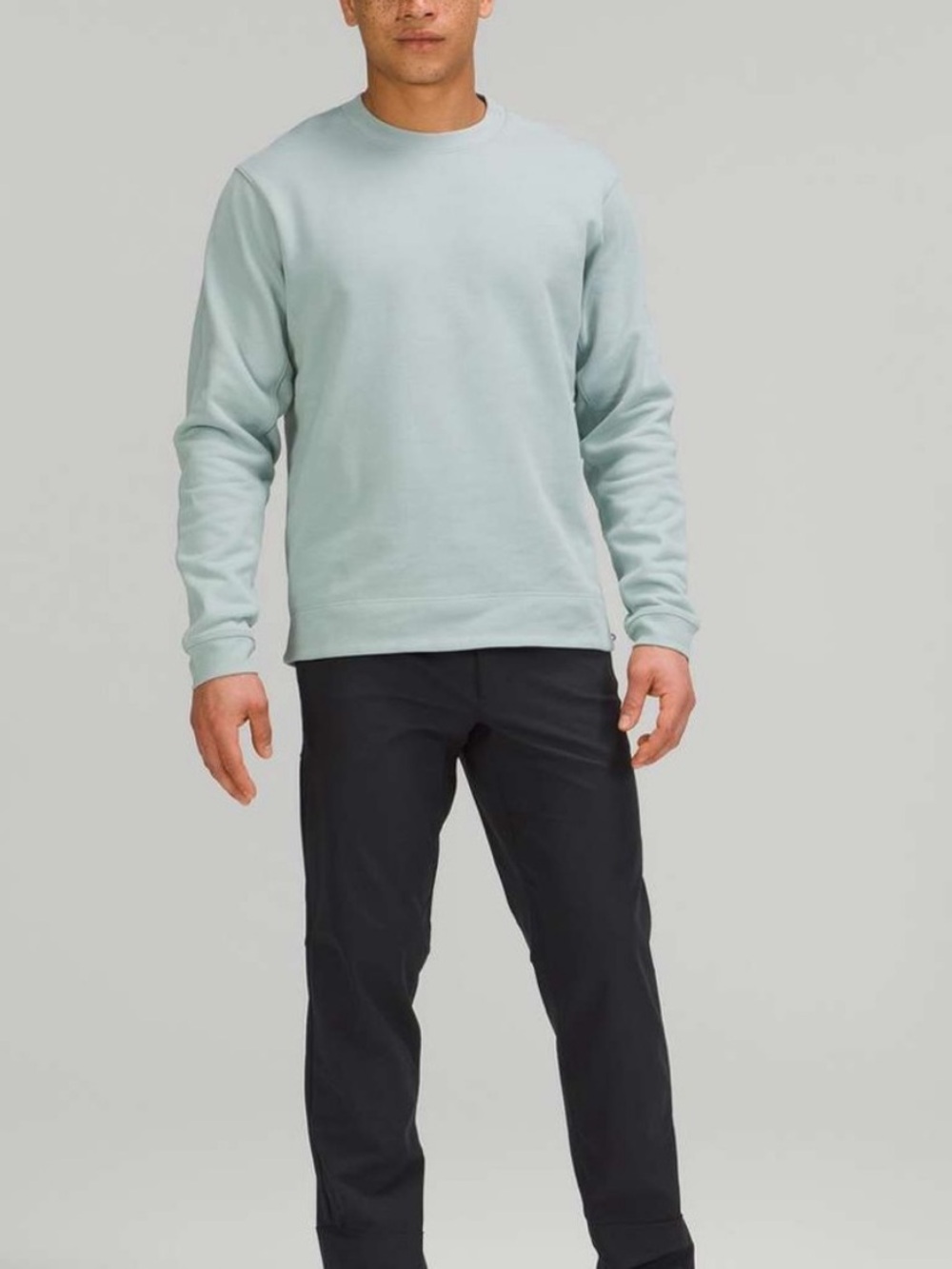 Lululemon French Terry Oversized Long-sleeve Crewneck | Silver Blue